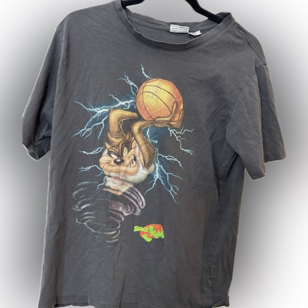 Space jams Looney Tunes T-Shirt with Taz Graphic